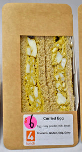 HDS Sandwich wedge - Curried Egg
